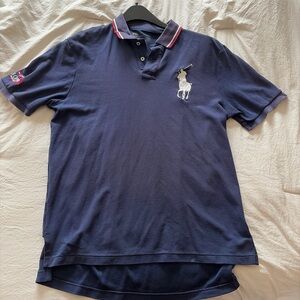 Polo by Ralph Lauren Dark Blue Polo with White Logo